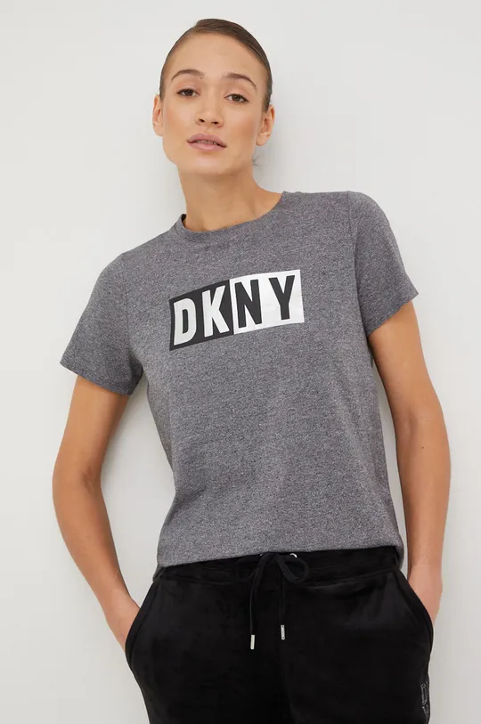 szary Dkny t-shirt Damski