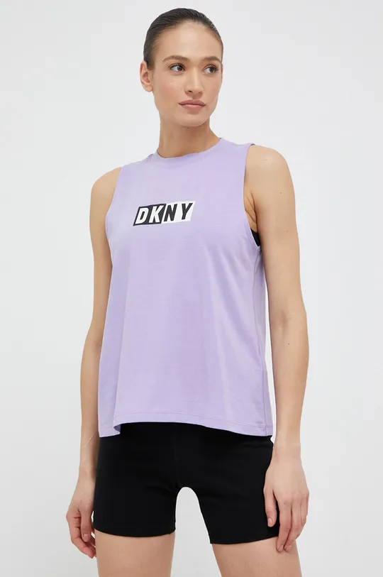 Dkny top fioletowy