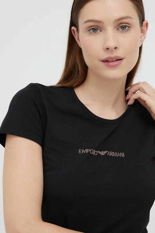 czarny Emporio Armani Underwear t-shirt