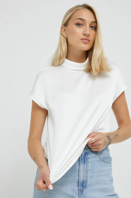 λευκό Μπλουζάκι HUGO Γυναικεία