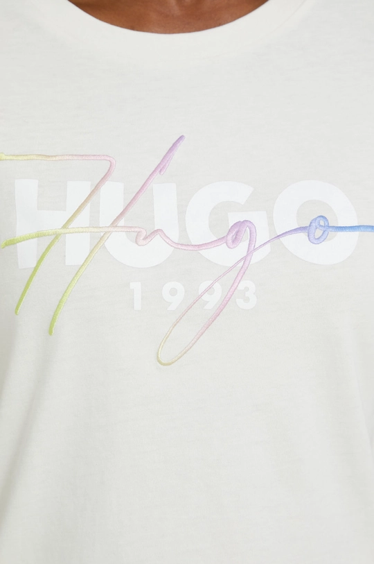 HUGO t-shirt bawełniany Damski