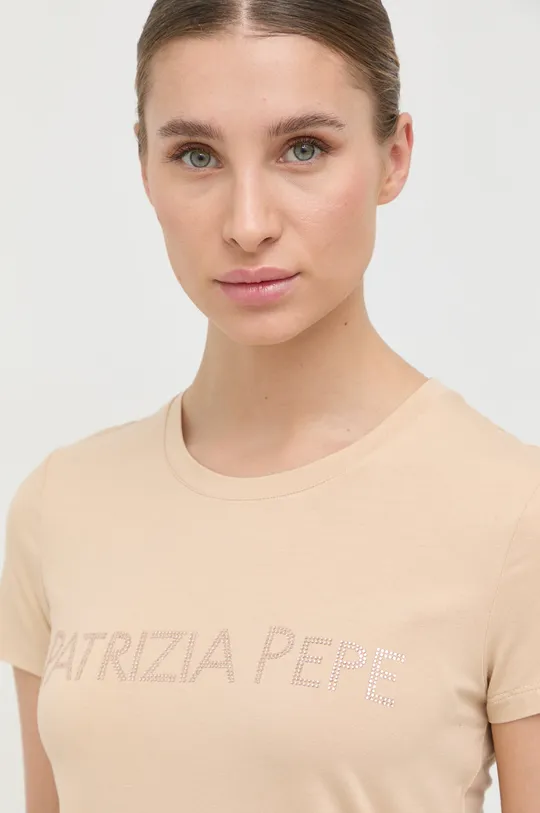 bézs Patrizia Pepe t-shirt