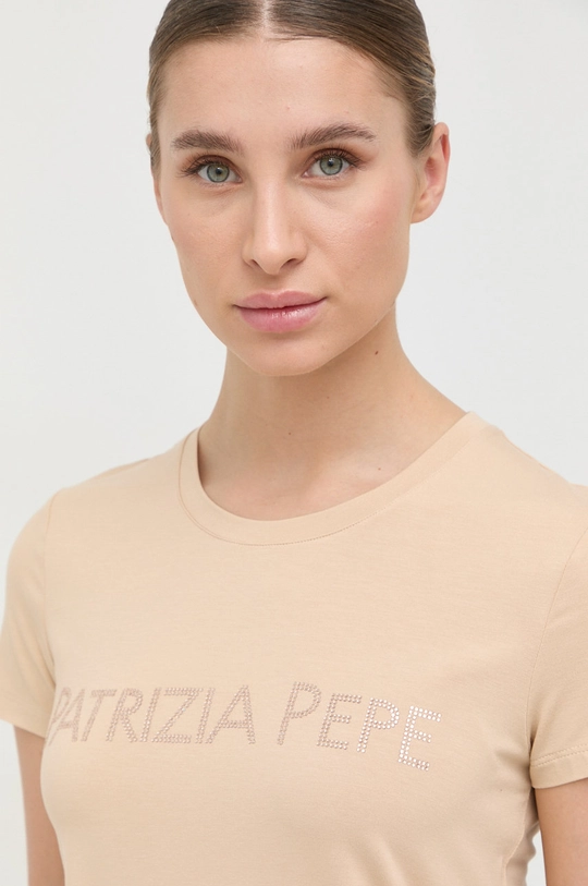 bézs Patrizia Pepe t-shirt