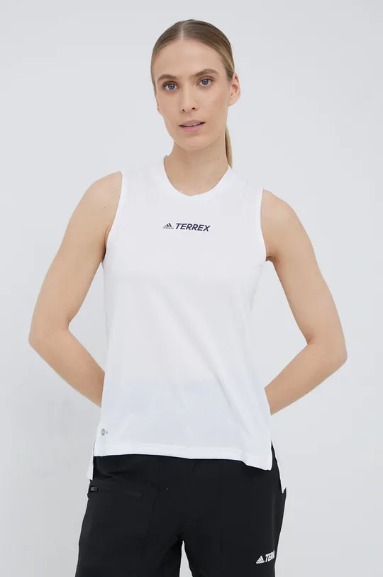 biały adidas TERREX top sportowy Multi Damski