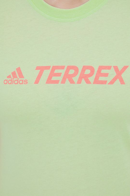Bombažen t-shirt adidas TERREX Ženski