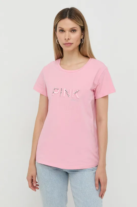 ροζ Μπλουζάκι Liu Jo Γυναικεία