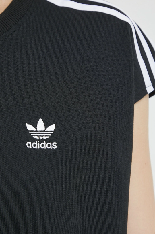 чёрный Хлопковая футболка adidas Originals