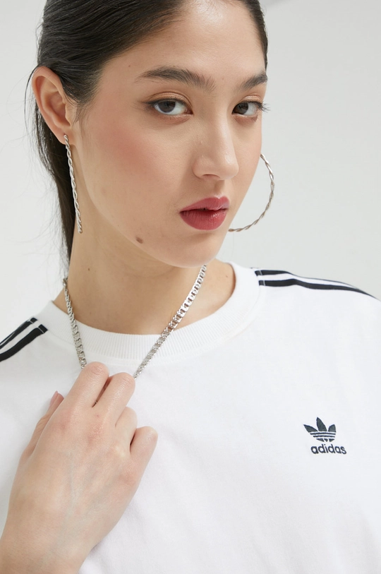 λευκό Βαμβακερό μπλουζάκι adidas Originals