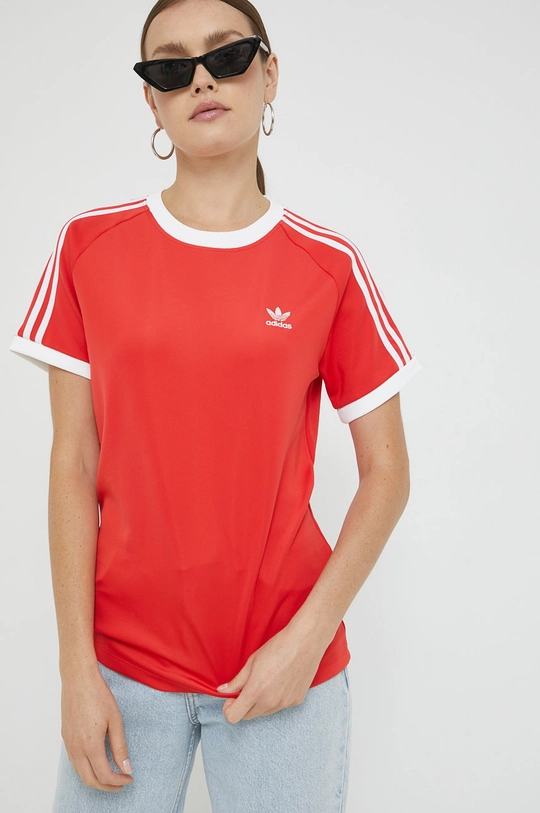 rdeča Kratka majica adidas Originals Ženski