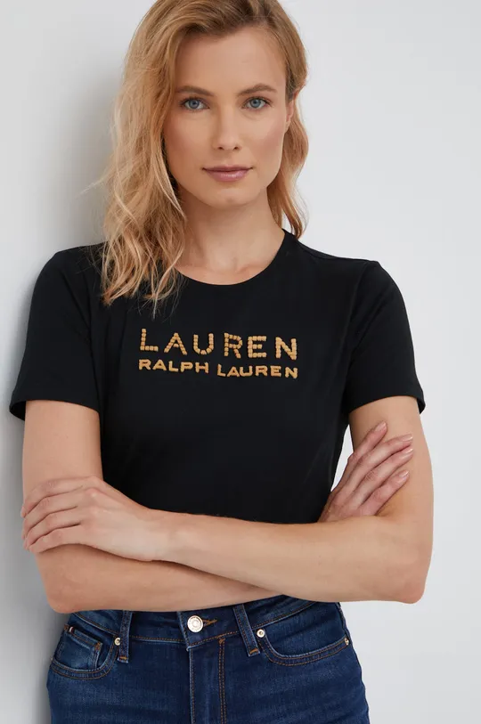 čierna Tričko Lauren Ralph Lauren