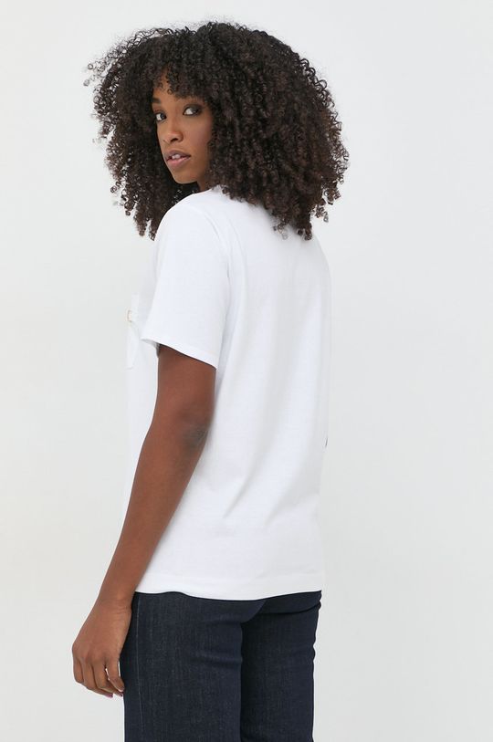 Bavlněné tričko Twinset  Hlavní materiál: 100% Bavlna Stahovák: 95% Bavlna, 5% Elastan