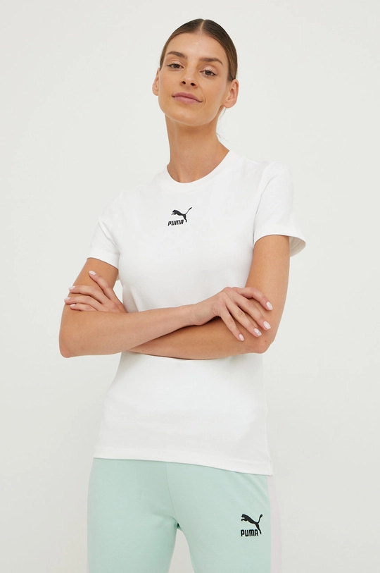 Puma t-shirt Materiał zasadniczy: 95 % Bawełna, 5 % Elastan, Ściągacz: 80 % Bawełna, 20 % Poliester