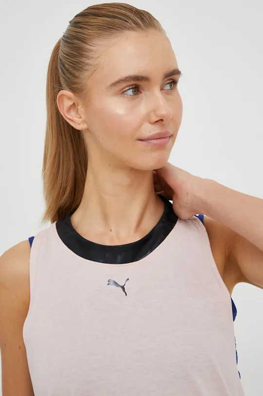 ροζ Top προπόνησης Puma Safari Glam