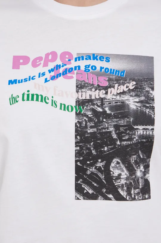 Βαμβακερό μπλουζάκι Pepe Jeans Γυναικεία