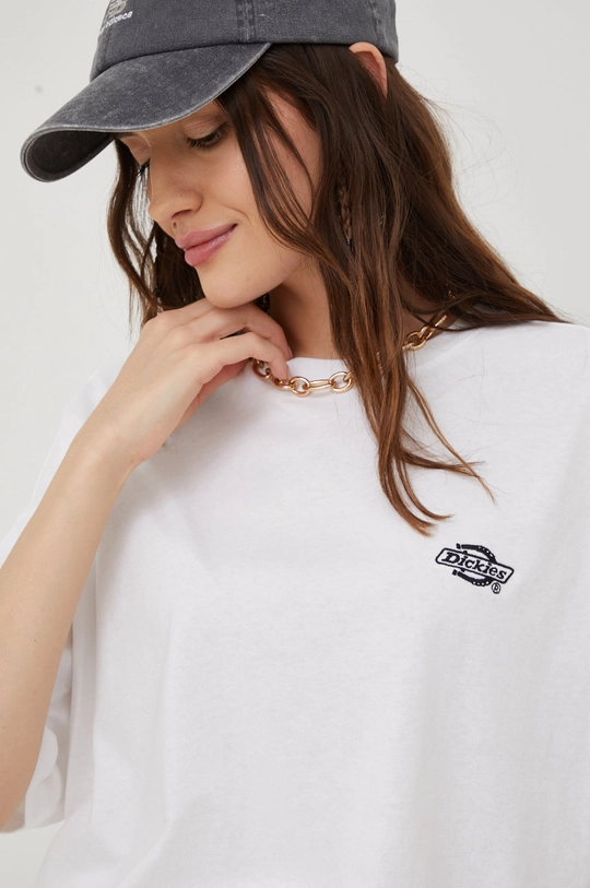 white Dickies cotton t-shirt