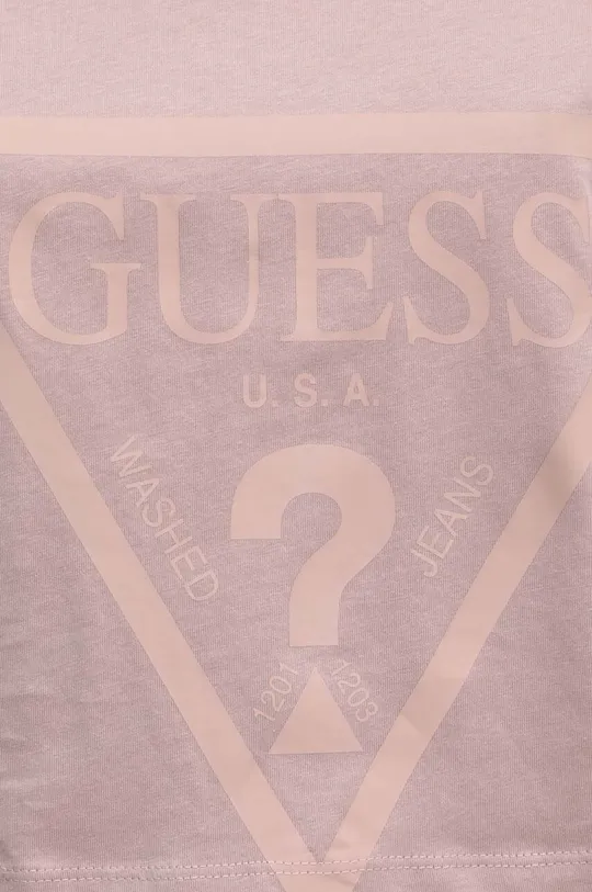 Βαμβακερό μπλουζάκι Guess ADELE Γυναικεία