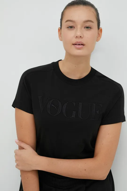 μαύρο Μπλουζάκι Puma x VOGUE Γυναικεία