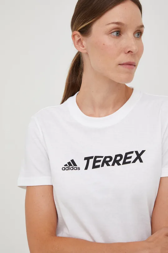 Kratka majica adidas TERREX Logo  70% Bombaž, 30% Recikliran bombaž