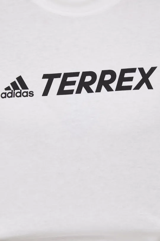 λευκό Μπλουζάκι adidas TERREX Logo