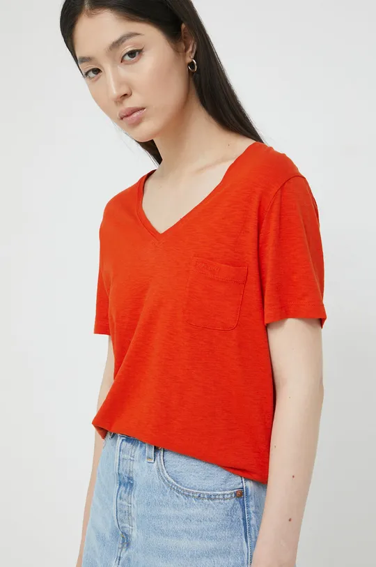 pomarańczowy Superdry t-shirt Damski