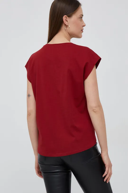 Bavlnené tričko Pepe Jeans červená