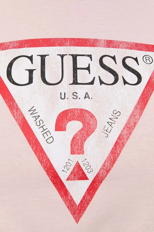 Βαμβακερό μπλουζάκι Guess Γυναικεία