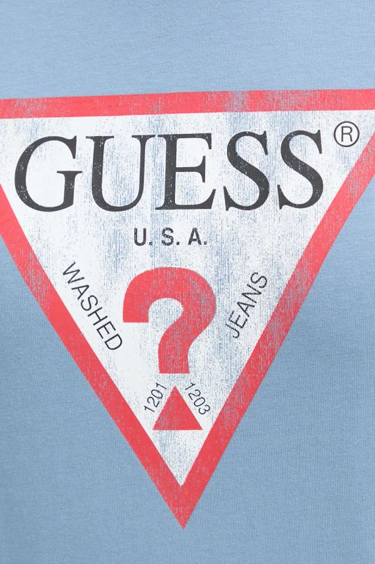 Guess t-shirt in cotone blu W2BI69.K8FQ1