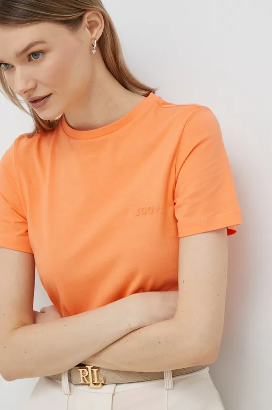 πορτοκαλί Βαμβακερό μπλουζάκι Joop! Γυναικεία