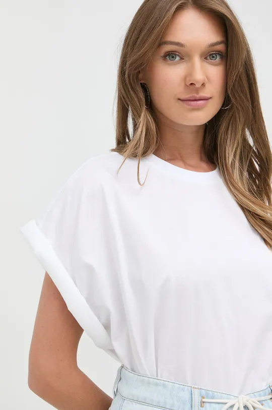 λευκό Βαμβακερό μπλουζάκι Miss Sixty