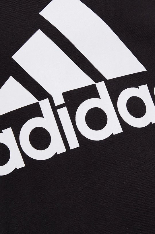 čierna Bavlnené tričko adidas