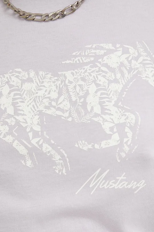 Bombažna kratka majica Mustang Ženski