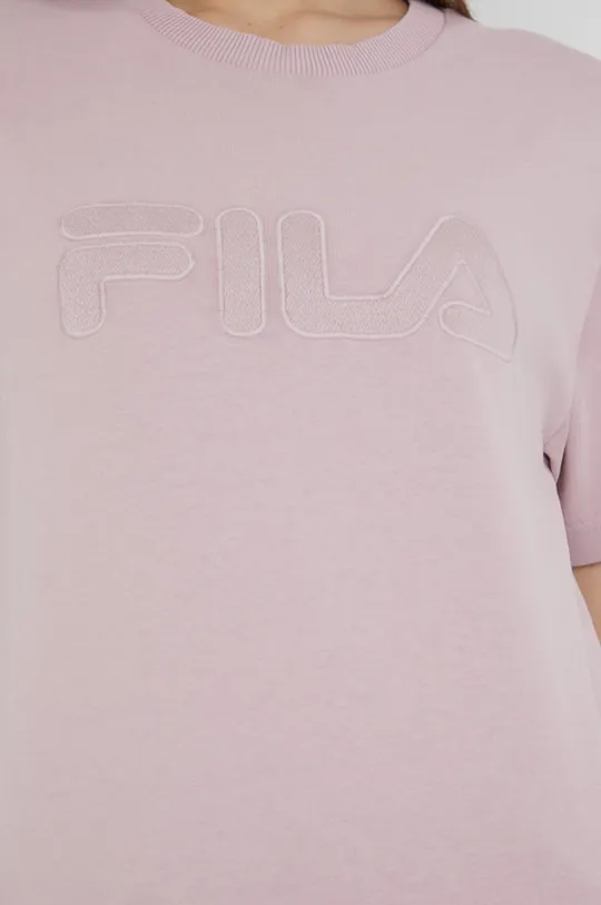 Βαμβακερό μπλουζάκι Fila Γυναικεία
