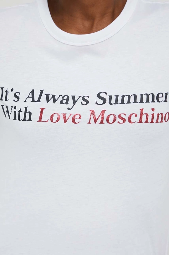 Βαμβακερό μπλουζάκι Love Moschino Γυναικεία