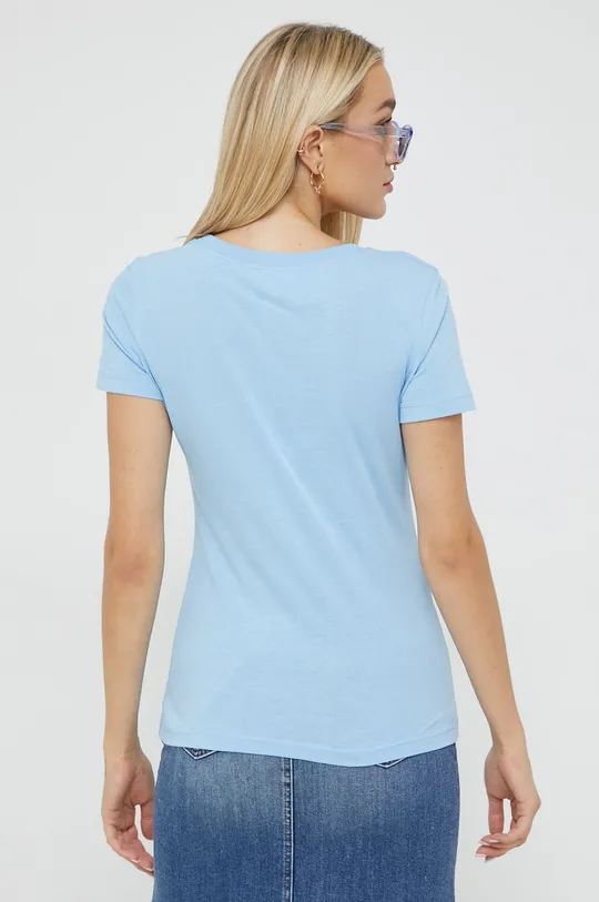 Βαμβακερό μπλουζάκι Love Moschino  Κύριο υλικό: 100% Βαμβάκι Φινίρισμα: 95% Βαμβάκι, 5% Σπαντέξ
