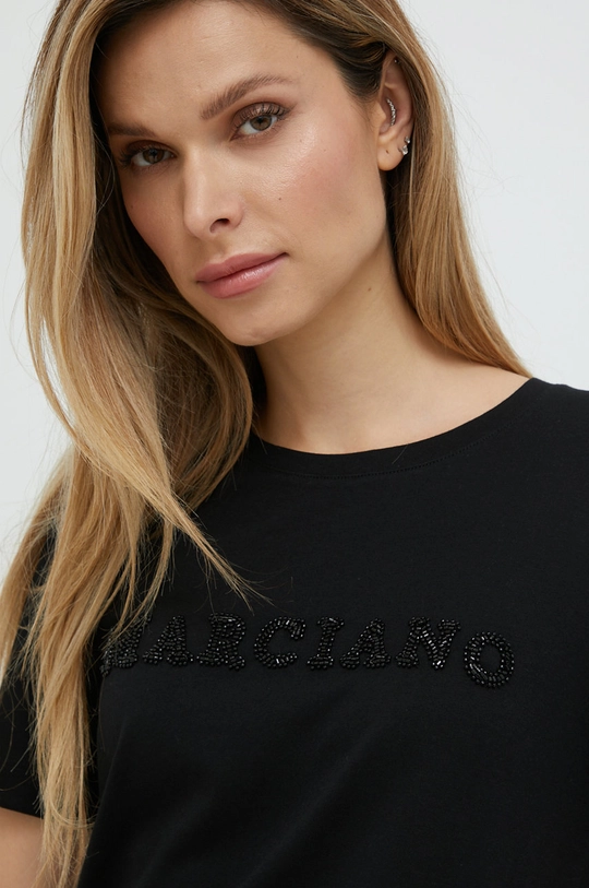 czarny Marciano Guess t-shirt