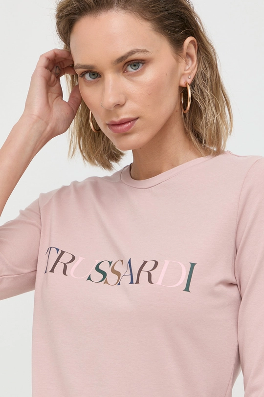 różowy Trussardi longsleeve