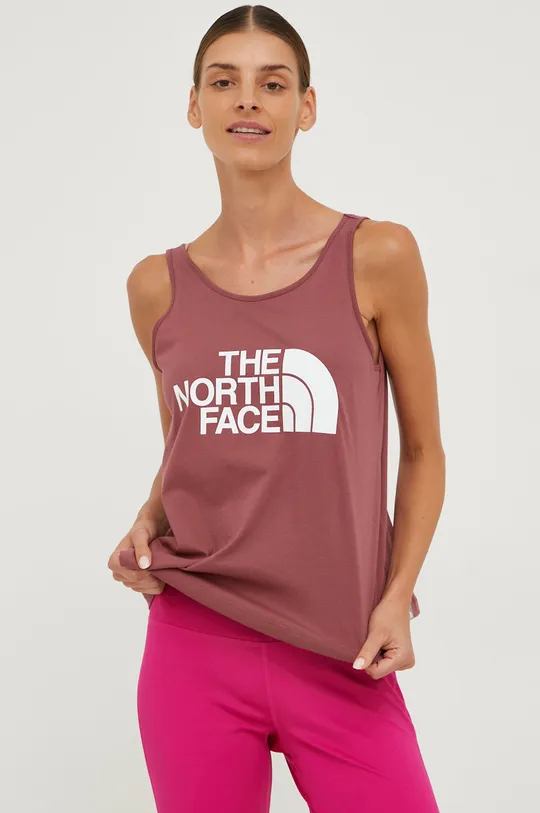 ροζ Βαμβακερό Top The North Face Γυναικεία