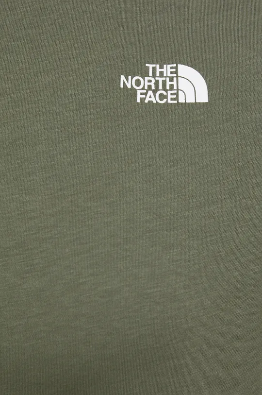πράσινο Βαμβακερό μπλουζάκι The North Face