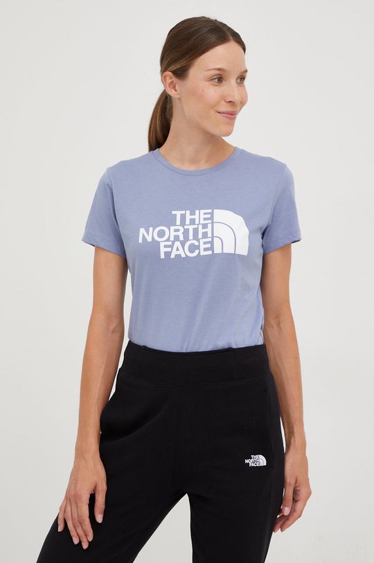 jasny niebieski The North Face t-shirt bawełniany Damski