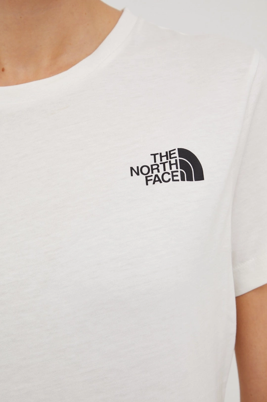 Βαμβακερό μπλουζάκι The North Face Γυναικεία