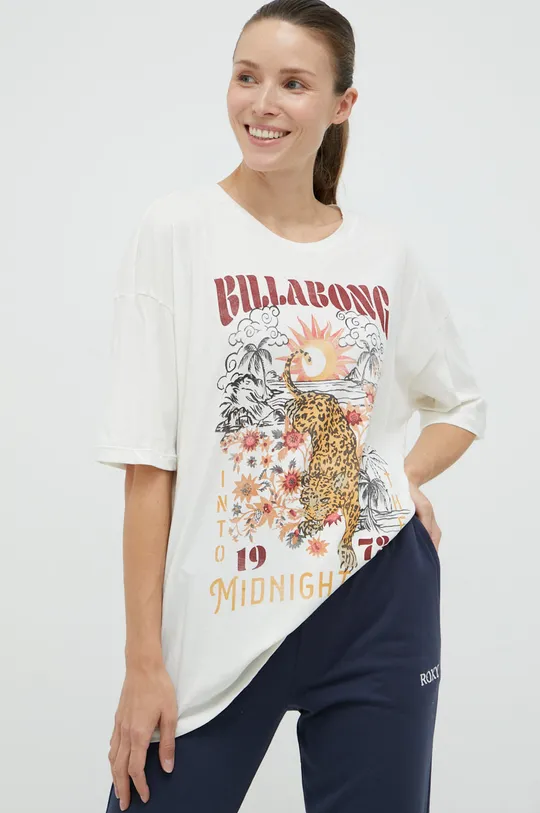 μπεζ Βαμβακερό μπλουζάκι Billabong Γυναικεία