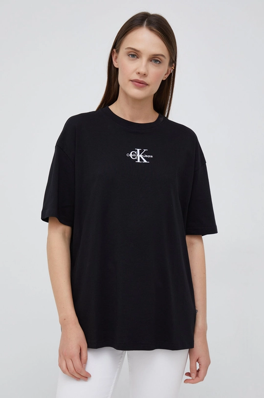 czarny Calvin Klein Jeans t-shirt