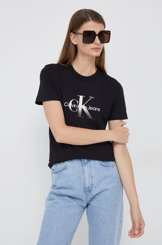 Calvin Klein Jeans t-shirt bawełniany  100 % Bawełna