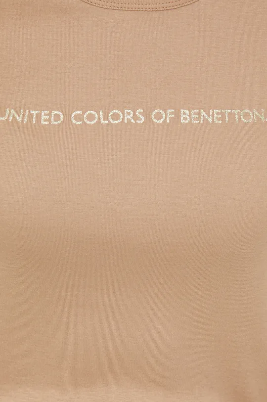 Βαμβακερό μπλουζάκι United Colors of Benetton Γυναικεία