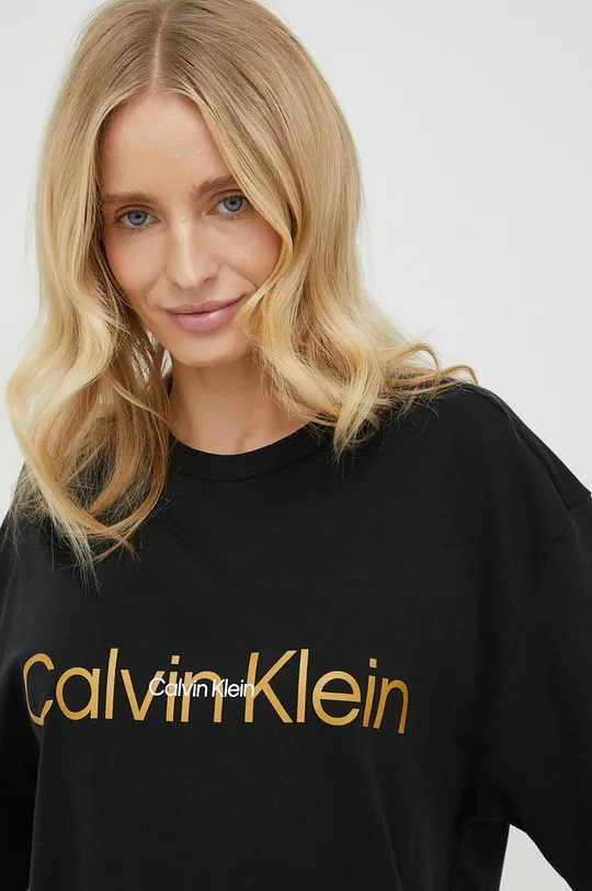 czarny Calvin Klein Underwear t-shirt piżamowy