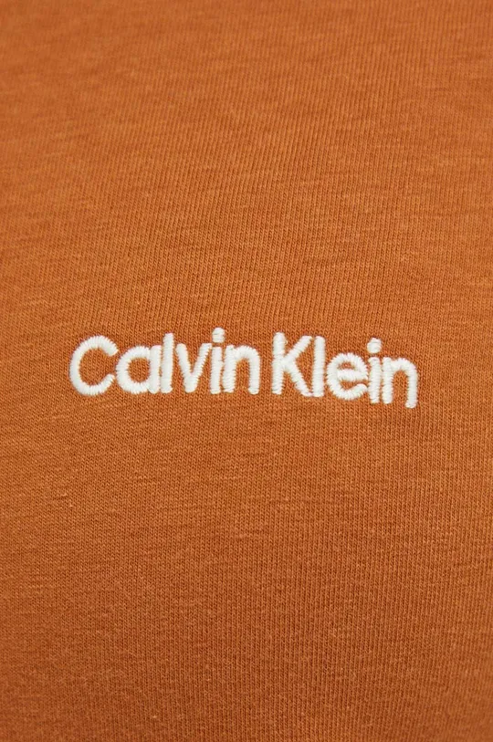 hnedá Pyžamové tričko Calvin Klein Underwear