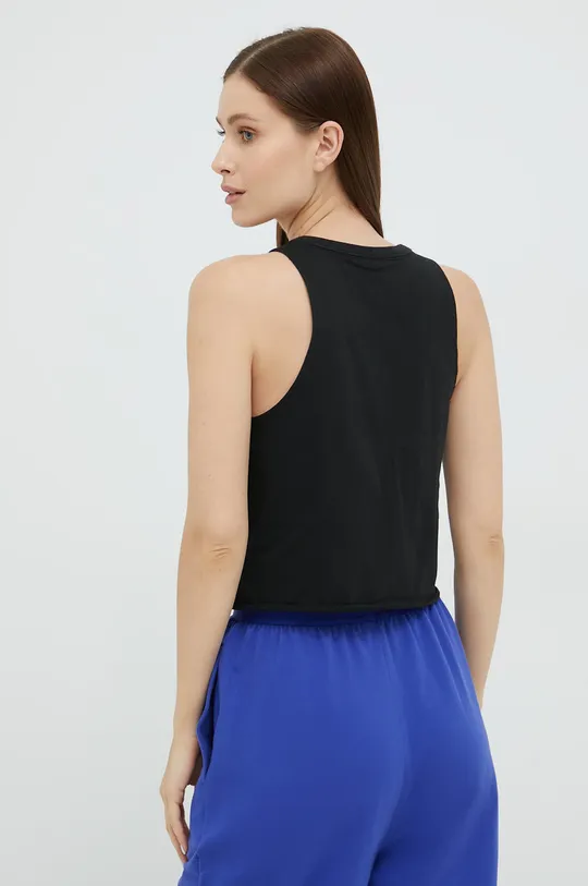 Top βαμβακερή πιτζάμα Calvin Klein Underwear μαύρο