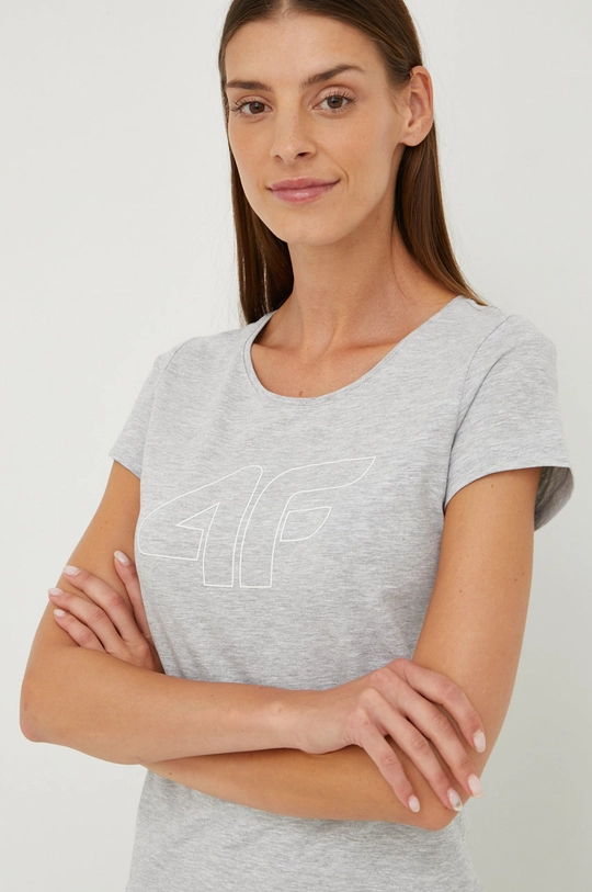 szürke 4F t-shirt Női