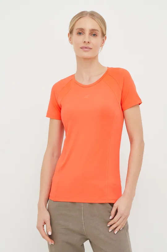 Kratka majica za tek 4F oranžna