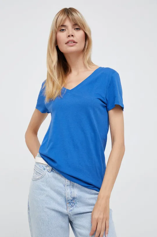 niebieski GAP t-shirt Damski